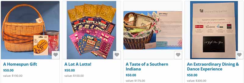 Sample of Auction Items